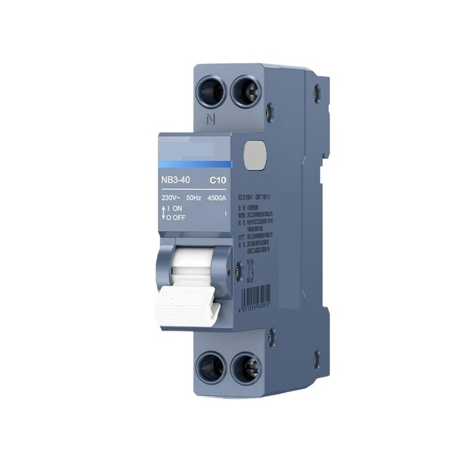 Interruttore magnetotermico domestico 1P+N(1P+N 10A)