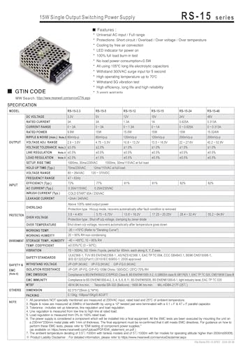 Alimentation à découpage RS-15 48V pour centraliser la domotique de la maison