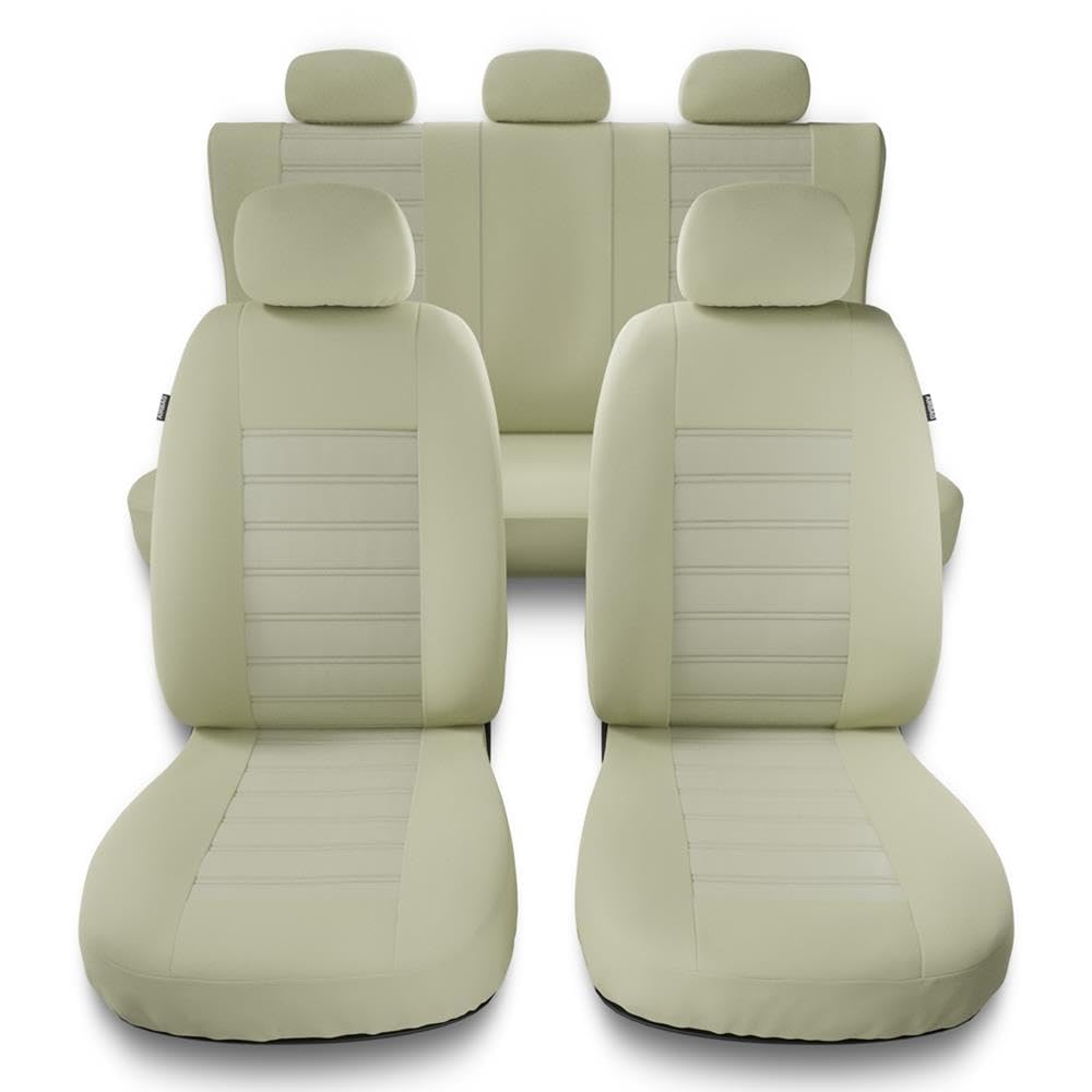 Mossa Fundas Asientos Coche aptas para BMW 3 1990-. MD-8 | E36, E46, E90, F30, G20, G21 - Compact, Coupé, Gran Turismo, Cabrio, Berlina, Touring