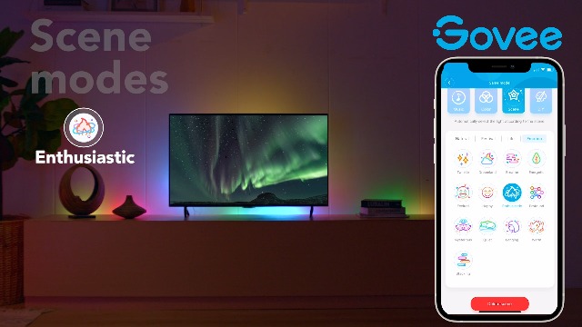 Image of Govee 100ft RGBIC LED Strip Lights, Smart LED Lights Work with Alexa and Google Assistant, LED Lights for Bedroom WiFi App Control Segmented DIY Multiple Colors, Color Changing Light, (2 x 50ft)