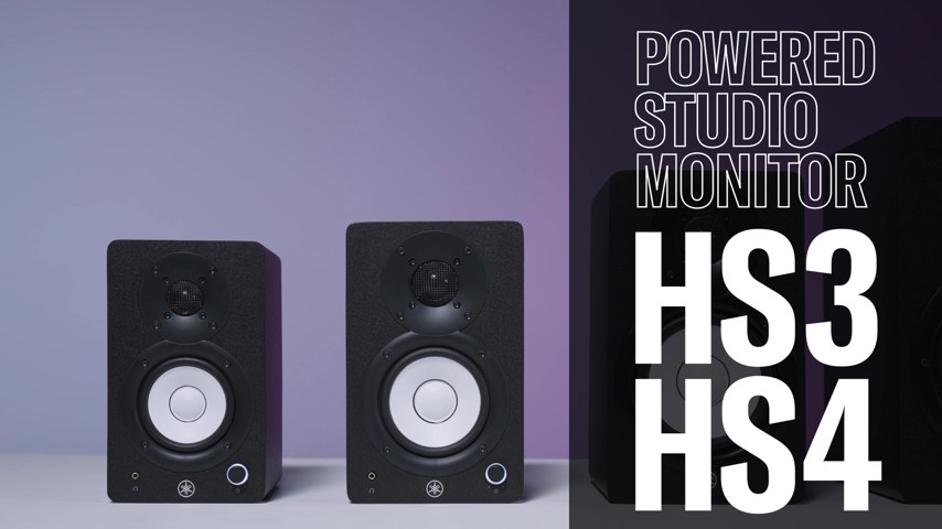 Yamaha HS3 Monitores de Estudio – Par de Altavoces Activos