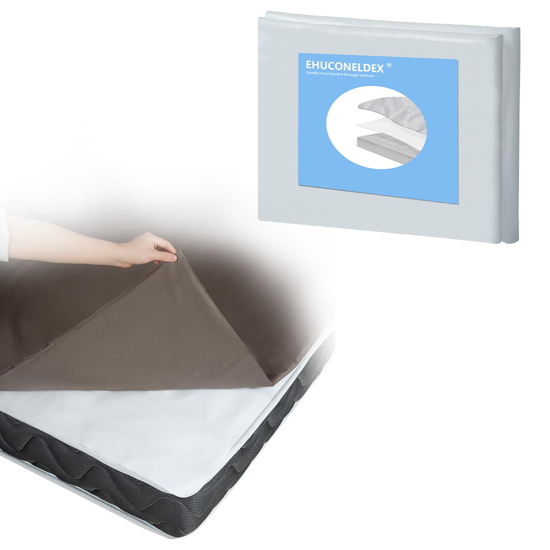 Hospital Bed Mattress Sheets Slide Stopper Pad for Home and Medical Use (47.2" x 78.7")