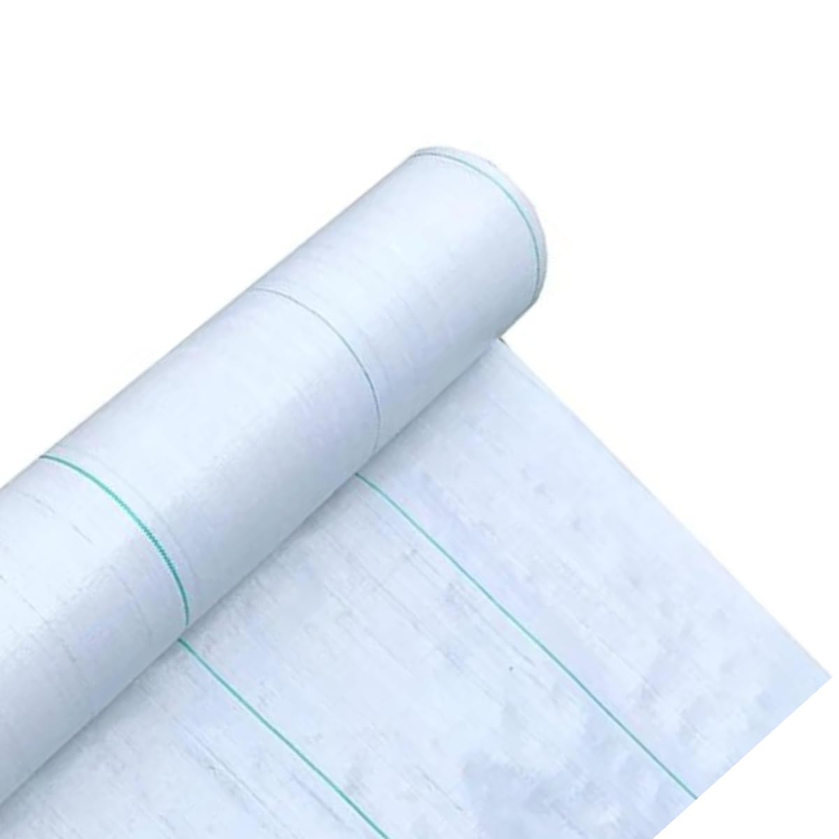 Yuzet 2m x 50m White 100gsm Heavy Duty Weed Control Fabric, Ground cover Membrane, UV stabilised Weed Barrier Fabric. Under Patios, Garden, Flower beds, Landscaping - weed suppressant membrane