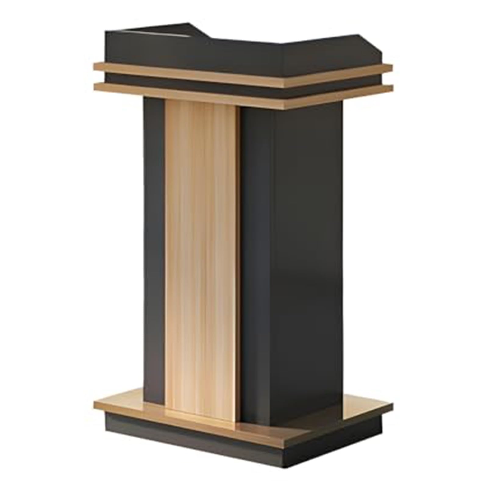 Przenośne drewniane podium z dźwiękiem Ber & StoIdeal do klasy kościelnej i wydarzeńProfessal Biurko nauczyciela Ele Design (kolor: A1)
