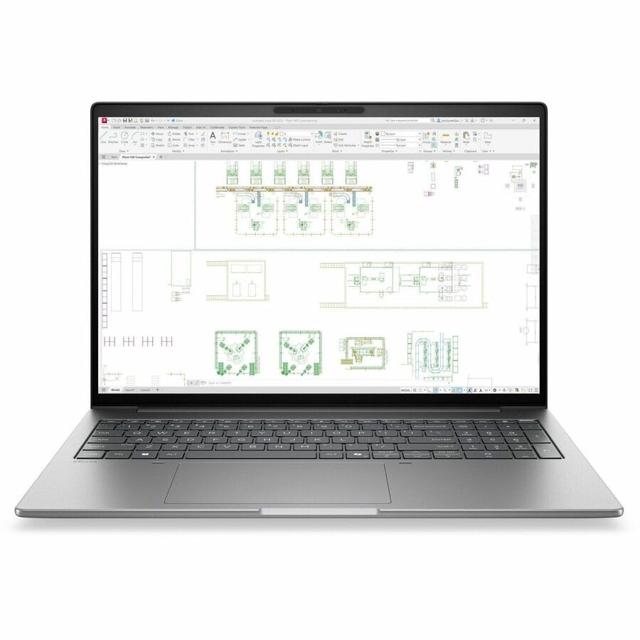 Image of HP ZBook 8 G2i 16 inch Copilot+ PC Mobile Workstation - WUXGA - 60 Hz - Intel Core Ultra 7 Series 3 366H - 32 GB - 1 TB SSD - English Keyboard - Meteor Silver Aluminum - Intel Chip - 1920 x 1200 - Windows