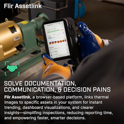 Image of Flir i64 Thermal Imaging Camera, 480x640, ACE Platform, WiFi | MSX, 40 mK NETD, AssetLink, Ignite cloud, building /electrical /HVAC, battery, charger, case