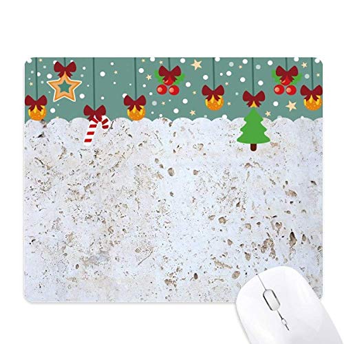 Alfombrilla de ratón blanca con textura rugosa de pared para escritorio