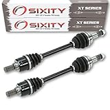 Sixity 2007-2013 for Yamaha 700 Grizzly 4X4 Rear Left Right Axles XT Pair Back Driver Passenger...