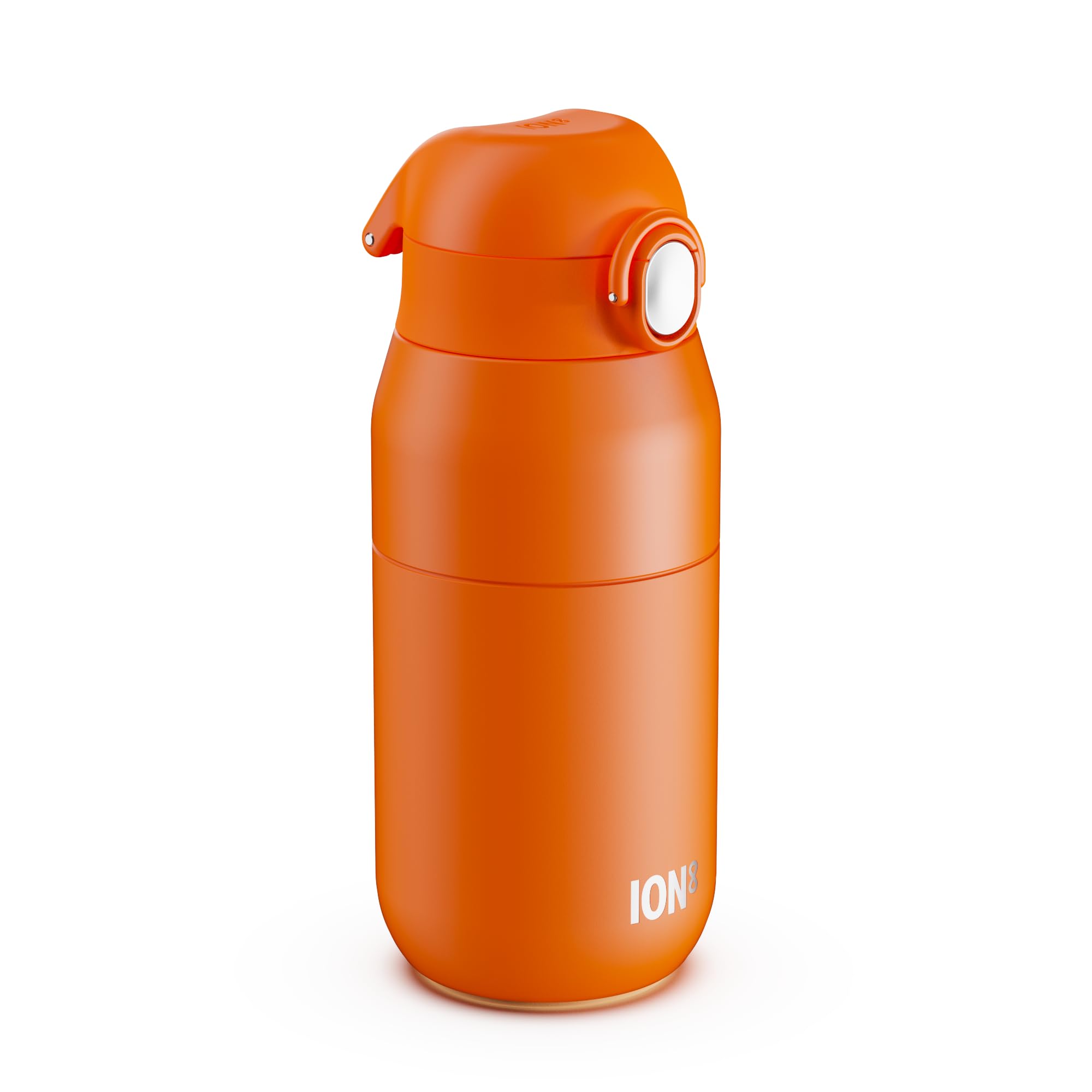 ION8 Primo Revive Insulated Water Bottle 360 ml (12 oz)– Leakproof Stainless Steel Bottle with Flip Lid, One Touch Open, Fast Flow, Vacuum Insulated Hot & Cold, Dishwasher Safe, Orange — image 1