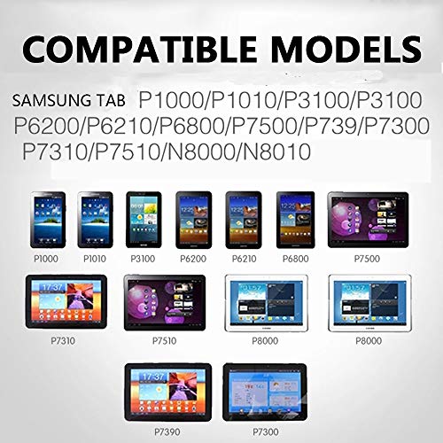 6.6Ft 30 Pin Charging Power Supply Galaxy Tablet Usb Charge Cable Cord - For Samsung Galaxy-Tab-2 10.1 8.9 7.7 7.0 Plus Note-Tab 10.1 Usb Charger Cable Gt-P5113 Gt-P3113 Gt-N8013 Gt-P7510 Sgh-I497 #TOP4