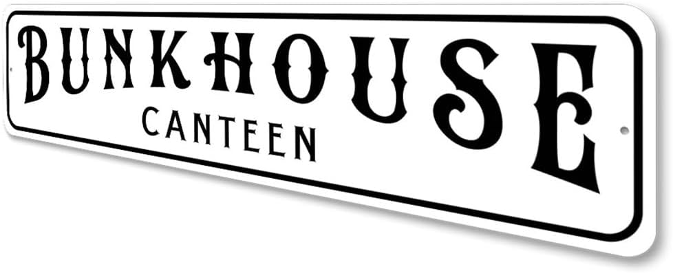 Bunkhouse Canteen Sign - 6 x 24