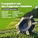 Goat O600 RTK Messerteller Zubehör für ECOVACS Goat O600, O800, O500, O1200, G1-800, G1-2000, G1 - Premium Mit 30 Klingen, 30 Schrauben, 1 6er Messerscheibe aus glasfaserverstärktem Kunststoff