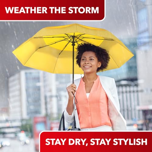 image for Repel Umbrella Windproof Travel Umbrellas for Rain - Easy Auto Open Cl