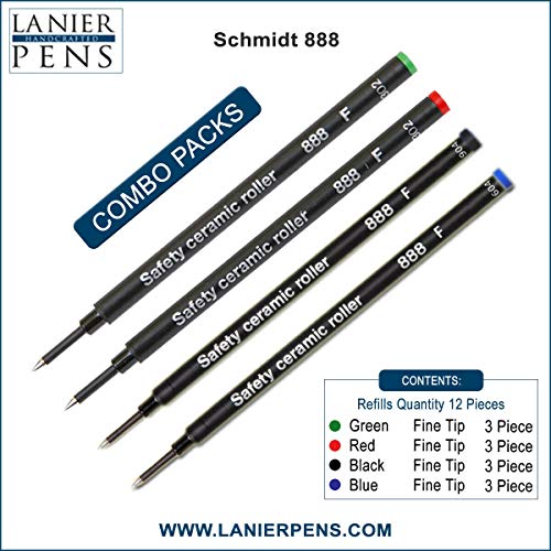 Schmidt 888 F recharges roller en céramique fine précision pour écriture fluide