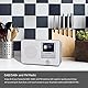 LEMEGA DR3 Tragbares DAB Plus/FM Digitalradio Batteriebetrieben,Radio Büro DAB Bluetooth, Kopfhöreranschluss,Favoritenspeicher,Doppelalarm Radiowecker,TFT Display,klein,3 Watt RMS - Grau
