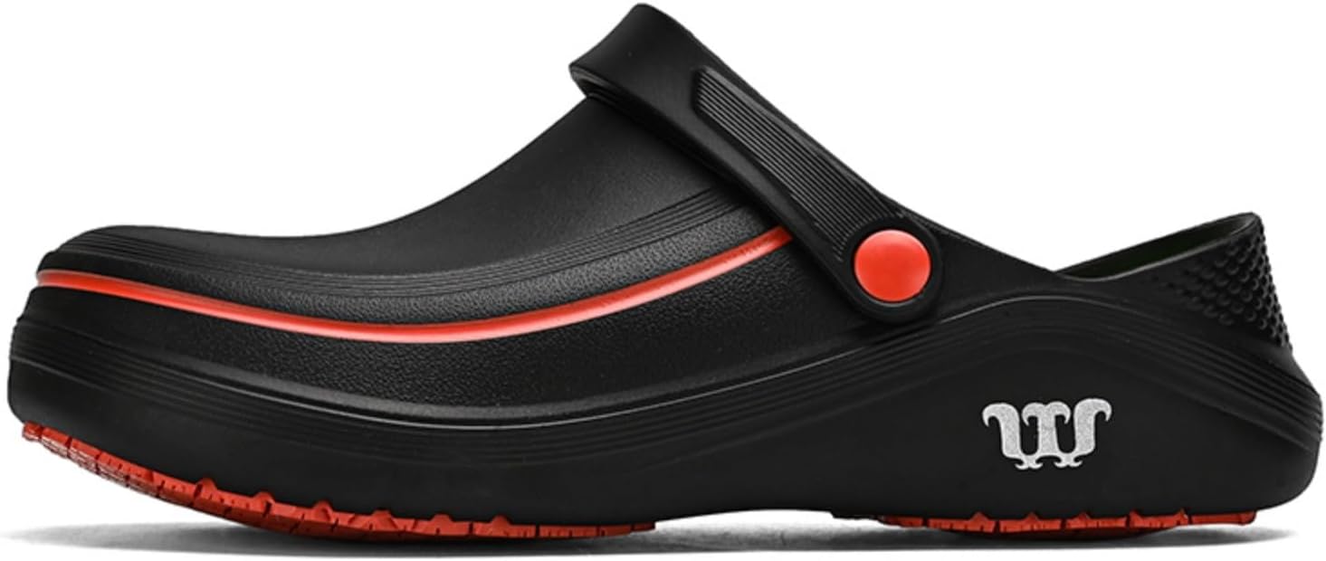 Non Slip Work Clogs Men's Women's Garden Chef Shoes Lightweight Waterproof Nurse Kitchen Restaurante Food Service Shoes - Zapatos de Cocina - Image 3