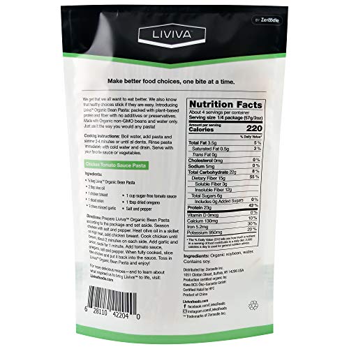 LIVIVA by Zeroodle Organic Soybean Spaghetti 7 oz (Pack of 6) - Thumbnail 4