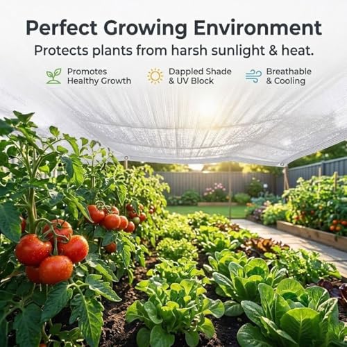 Filet d'ombrage de jardin avec protection UV bâche maille HDPE