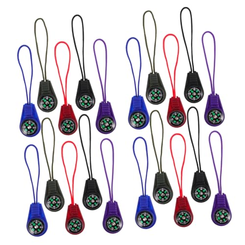 Brújulas con llavero para niños 50 piezas con cordón miniatura 1
