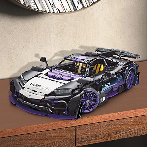 Zylegen Racing Sports Car Building Kit,Hypercar Collectible Amg One Race Car Building Kit For Adults And Teens, 1:10 Scale Racing Car Model, Gift Idea For Boys And Girls,(2,244Pcs) #TOP3