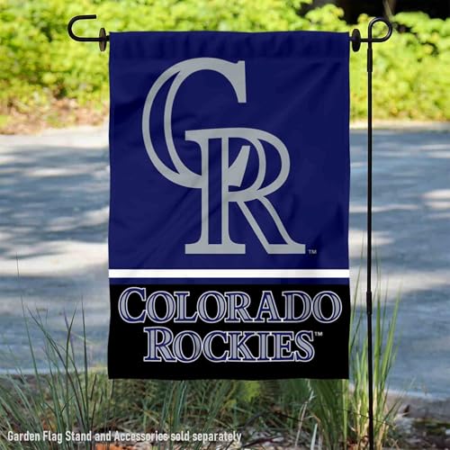 Drapeau de jardin Colorado Rockies WinCraft double face décoration MLB