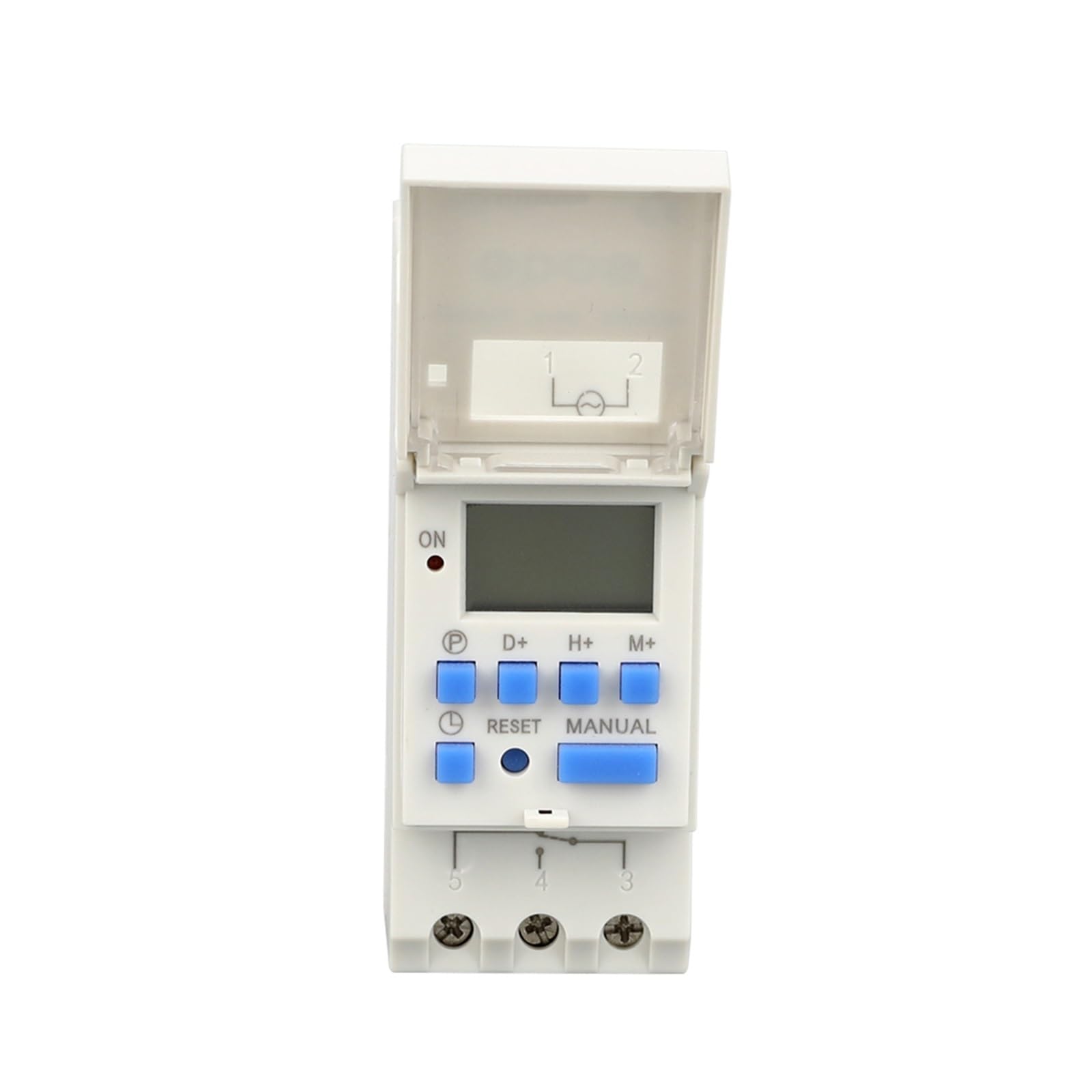 microcomputer Interruttore timer 1 PC timer programmabile timer digitale interruttore relè timer 16 volte intervallo di tempo on/off 1 min-168 ore montaggio su guida din BS26 ( Color : BS26 AC110V )