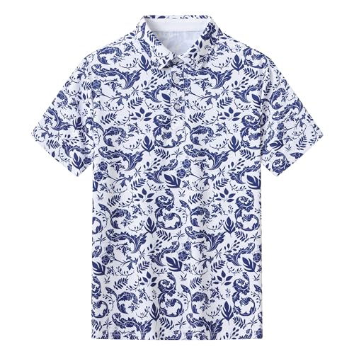 MoFiz メンズ半袖ゴルフポロシャツ