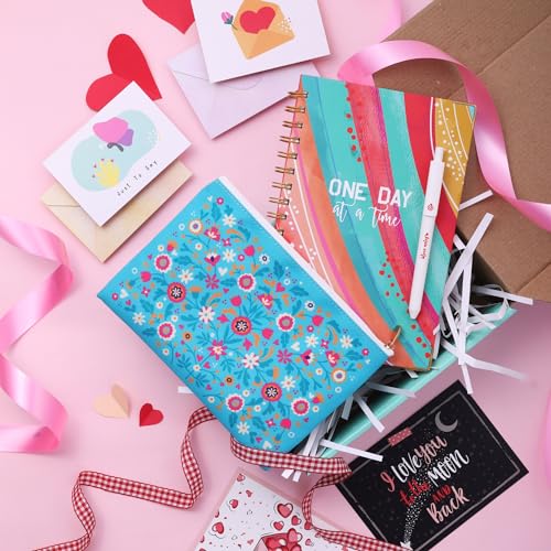 Image of Doodle Love Notes Giftset 3 | Colorful A5 Daily Planner, Cute Pouch, Love-Themed Pen & More | Perfect for Friends & Special Girl in your life
