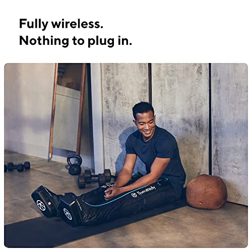 Therabody Recoveryair Jetboots - Compression Massage Boots - Fully Wireless Air Circulation Muscle Recovery Device For Complete Pain Relief- Remote System With Trugrade & Fastflush Technology - Small #TOP3