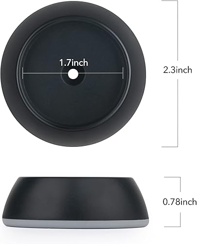 Miniatura 2 de Paquete de 4 protectores de pared para puerta de bebé, para puerta de seguridad montada a presión, protege paredes y puertas de puertas de mascotas