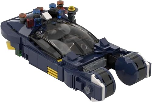 Película clásica de ciencia ficción Blade Runner Spinner 1982 Flying Technical Building Blocks City Aerocar Model Bricks Toys, modelos de