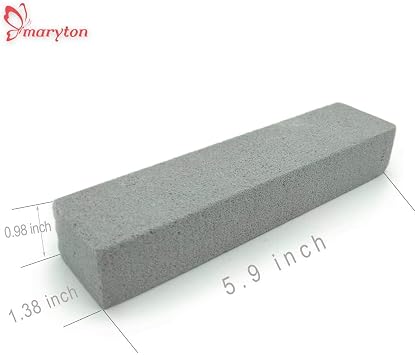 MARYTON Pumice Stone for Toilet Cleaning, Pumice Sticks to Remove Water Rings Stains on Toilets Bowls, Pack of 4