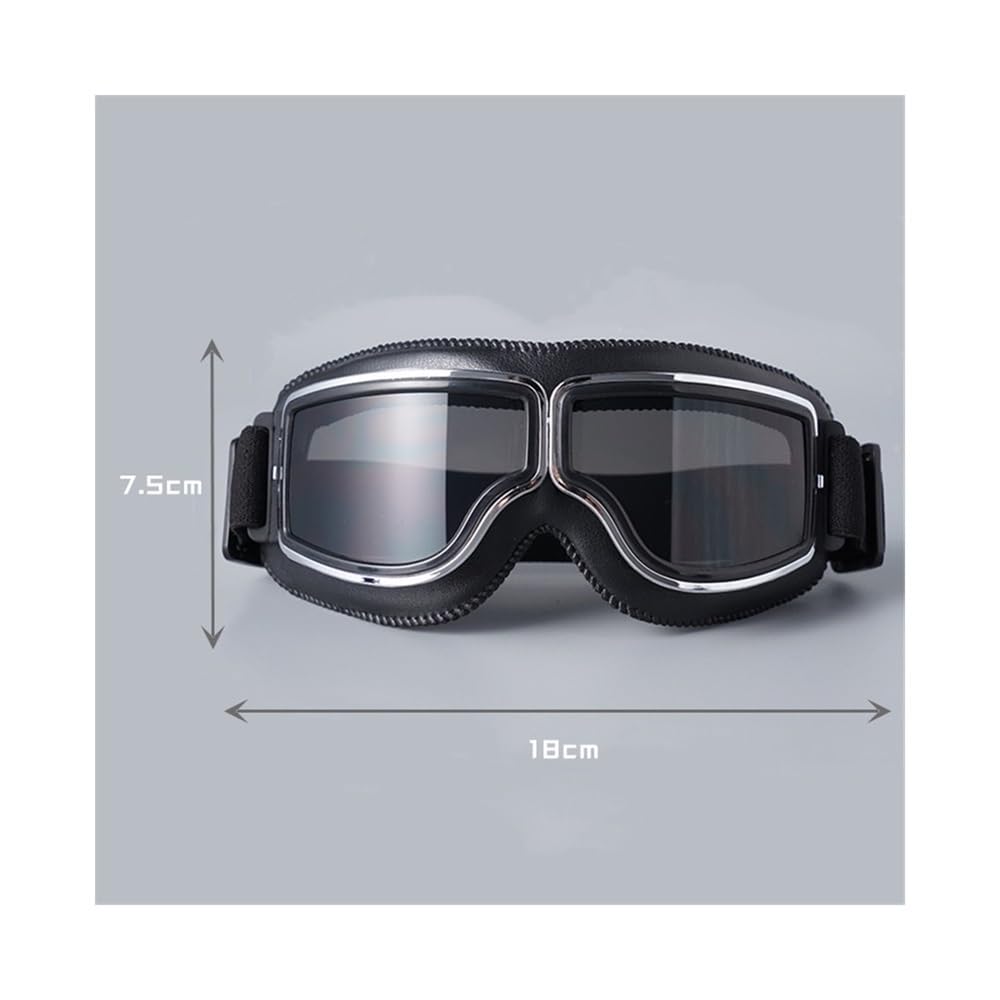Gogle motocyklowe, okulary przeciwmgielne, ciepłe, do quadów, okulary motocrossowe, okulary ochronne, okulary narciarskie, okulary motocyklowe retro, okulary do jazdy (kolor: 21) (G)