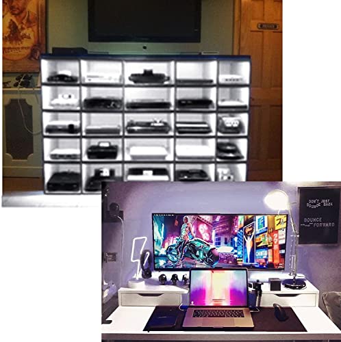 Image of Glowing LED Eyes Cuttable 2PCS 10 * 10cm EL Panel Electroluminescent Light Sheet Decorations Light Lamp Sheet Sheet with Battery Inverter (White)