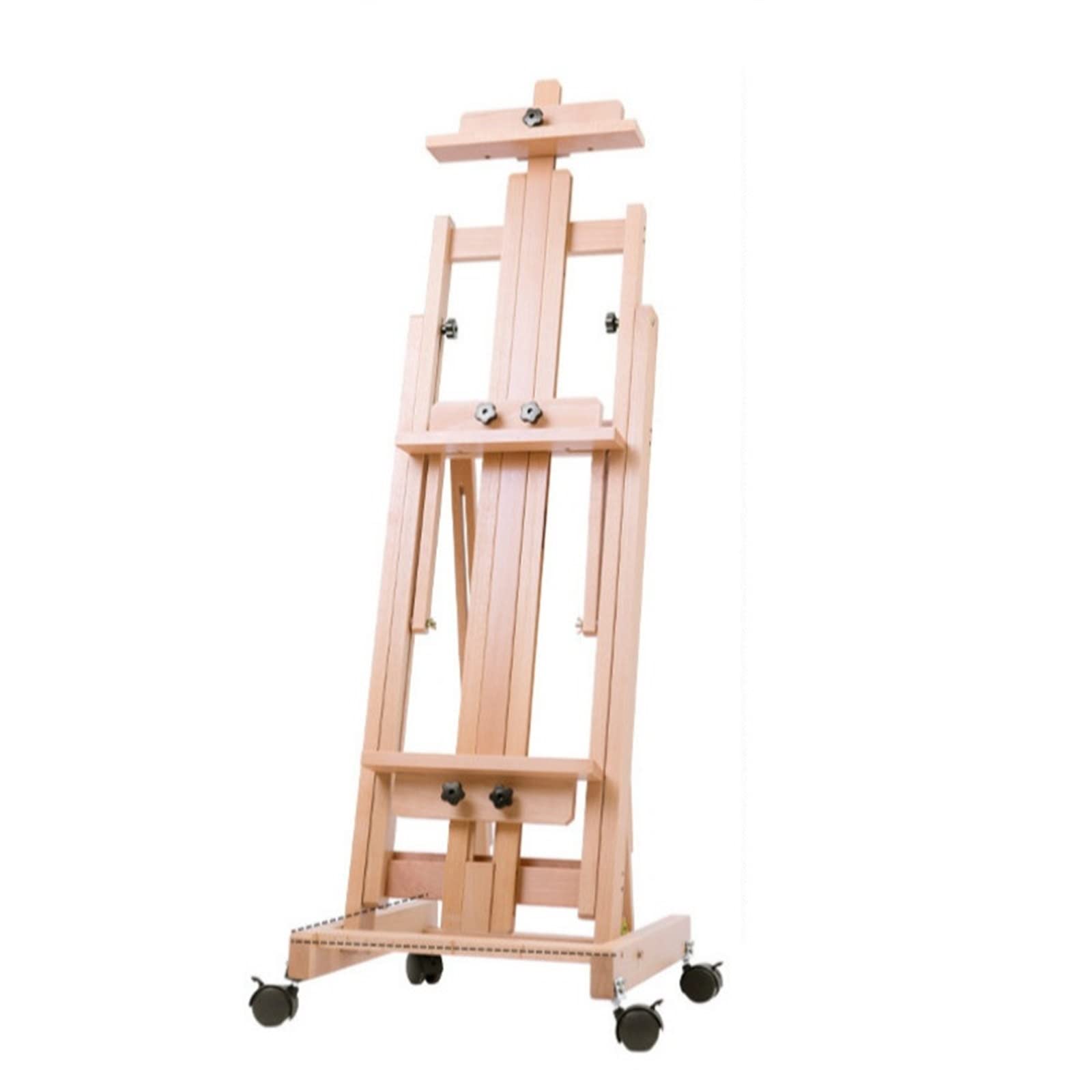 NZPOST Cavalletto Multifunzionale Pieghevole per Pittura a Olio, cavalletto in Legno per Pittura, Forniture artistiche, Forniture per Ufficio