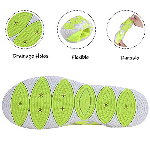 Image of MAYZERO Water Shoes Men Women Swim Surf Shoes Beach Pool Shoes Wide Toe Hiking Aqua Shoes Winter House Slippers