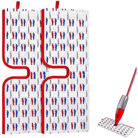 Mop Pads, Microfiber Refill Mop Cleaning Pads Washable Replacement Spray Mop Pads Wet Dry Mop Pads Compatible with Promist MAX Mop Cover