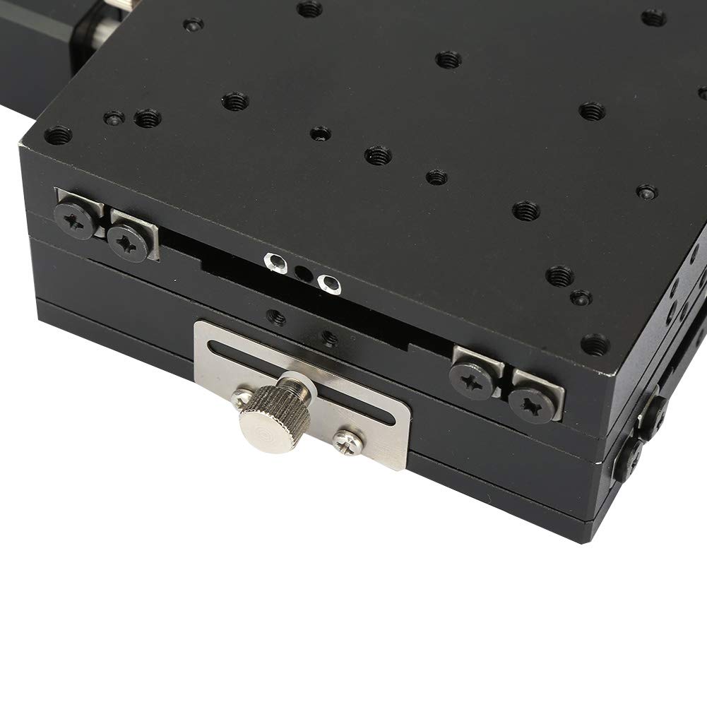 XY Axis Linear Stages, Micrometer Manual Slide Table Trimming Roller Stages 100 * 100 * 40mm Linear Sliding Track