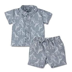Sterntaler baby-jongens slaappakjes voor baby’s en peuters Set Kurzarm-Hemd u. kurze Hose