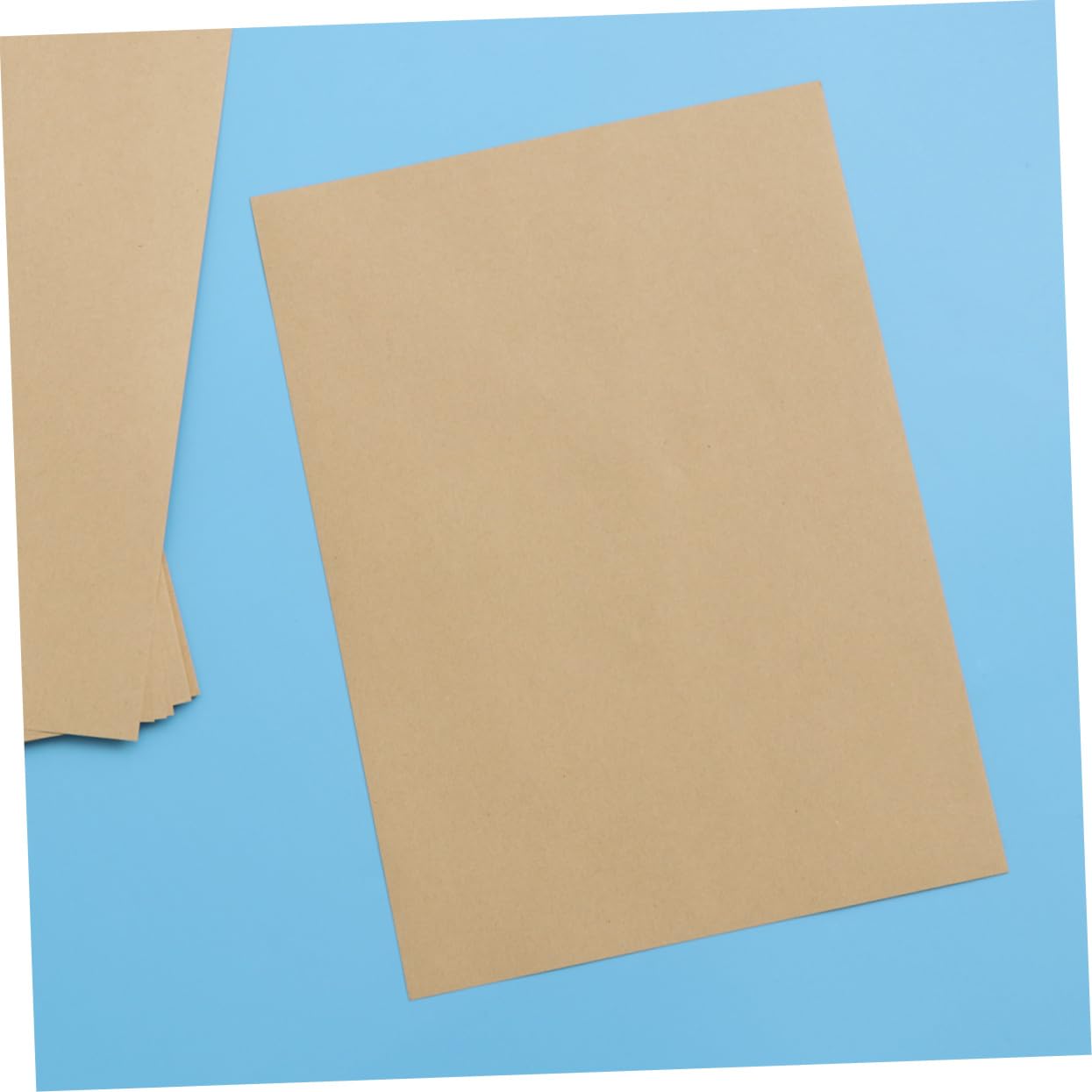 Tofficu 100feuilles Papier à Lettres Kraft Vierge Papier à Lettres Rétro à Vintage Poids