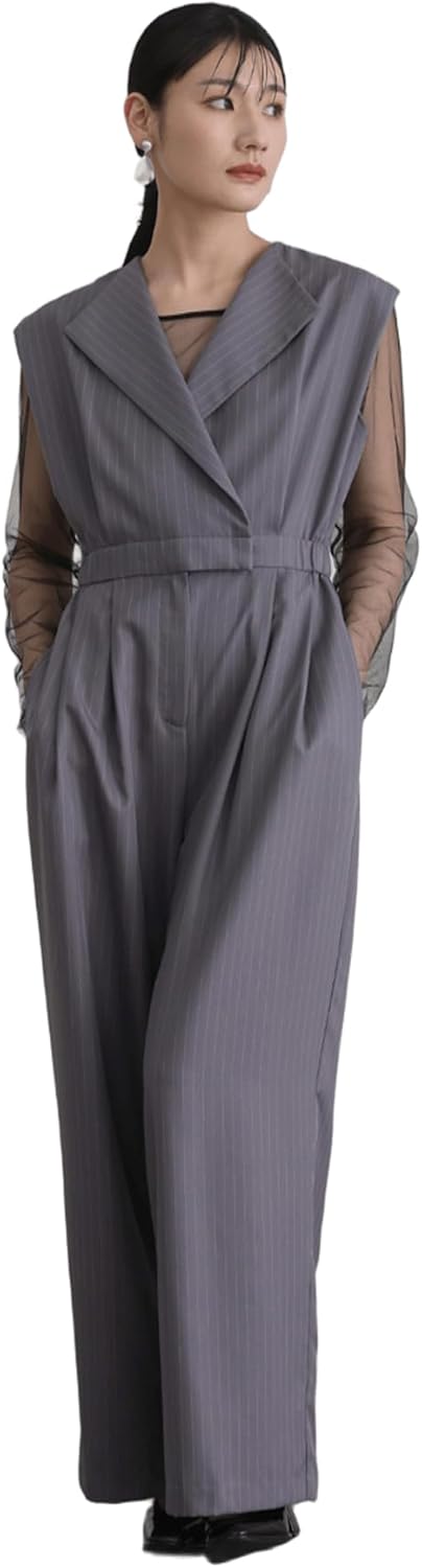 美品✨ANAYI 定価4.4万 ストレッチツイルスキッパーワンピース Aライン