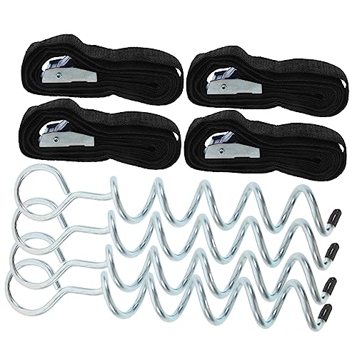Clavijas de tienda resistentes HANABASS para evitar que el viento mueva tu equipamiento