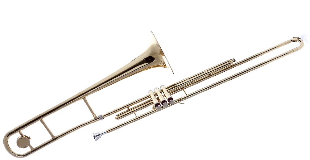 Fever Valve Gold Bb Trombone with Case and Mouthpiece