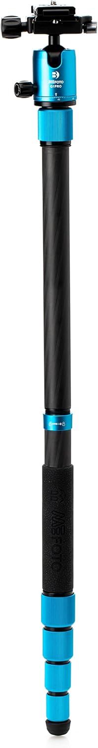 Close-up of the monopod's padded grip