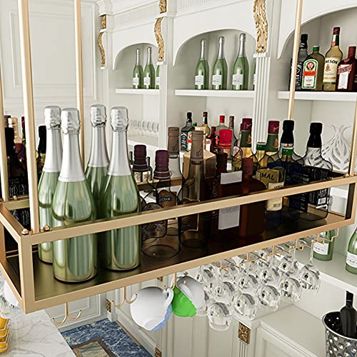 Étagères flottantes en métal pour bar de salon convivial - 8