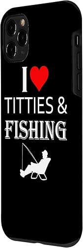 Miniatura 71 de iPhone 7 Plus/8 Plus I Love Titties and Fishing Funny Fisherman Estuche de regalo