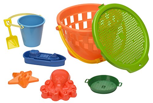 American Plastic Toys 8 Piece Jumbo Value Bucket, MADE IN USA