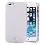 KIMI Selfie Light Iphone 7 Plus Case/8 Plus case, Fashion Luxury Flash Mobile Led Cover, Increase Facial Light, Luminous Cell Phone Light Up Bumper, Protective Shell