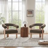 VKNOW Barrel Accent Chairs Set of 2