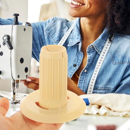 TEHAUX Portable Hand Operated Yarn Ball Winder with 4 Plastic Spool Tubes 3.74X3.74X12.59In Knitting Yarn Winding Tool for Weaving Crocheting DIY Craft - Thumbnail 7